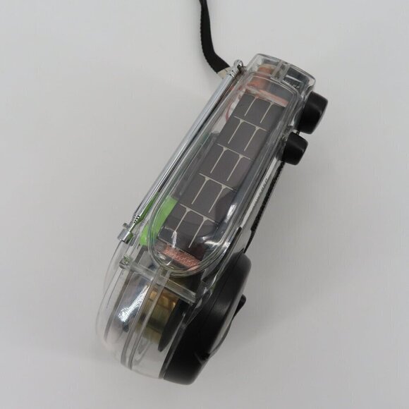 Freeplay Self Powered Crank Radio 360 Clear Plastic AM FM Tested WORKS See Video - Picture 9 of 12